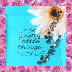 5/$25 Pretty colorful jeweled dangle earrings